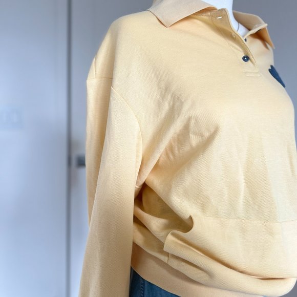 Cute Heart Face Yellow Hoodie - Picture 8 of 12